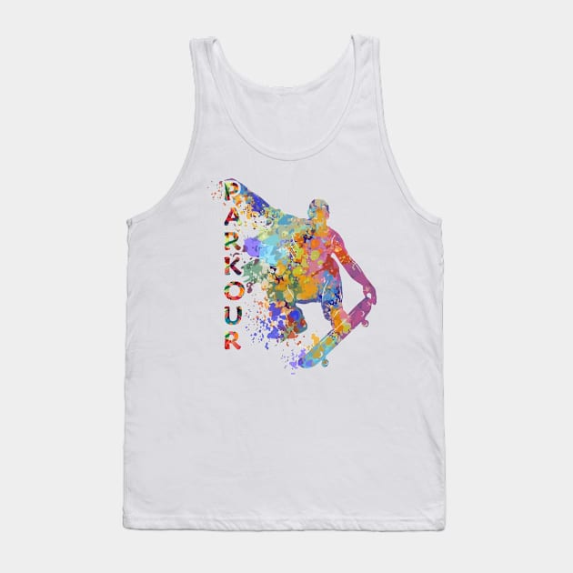 parkour Tank Top by Teeeshirt